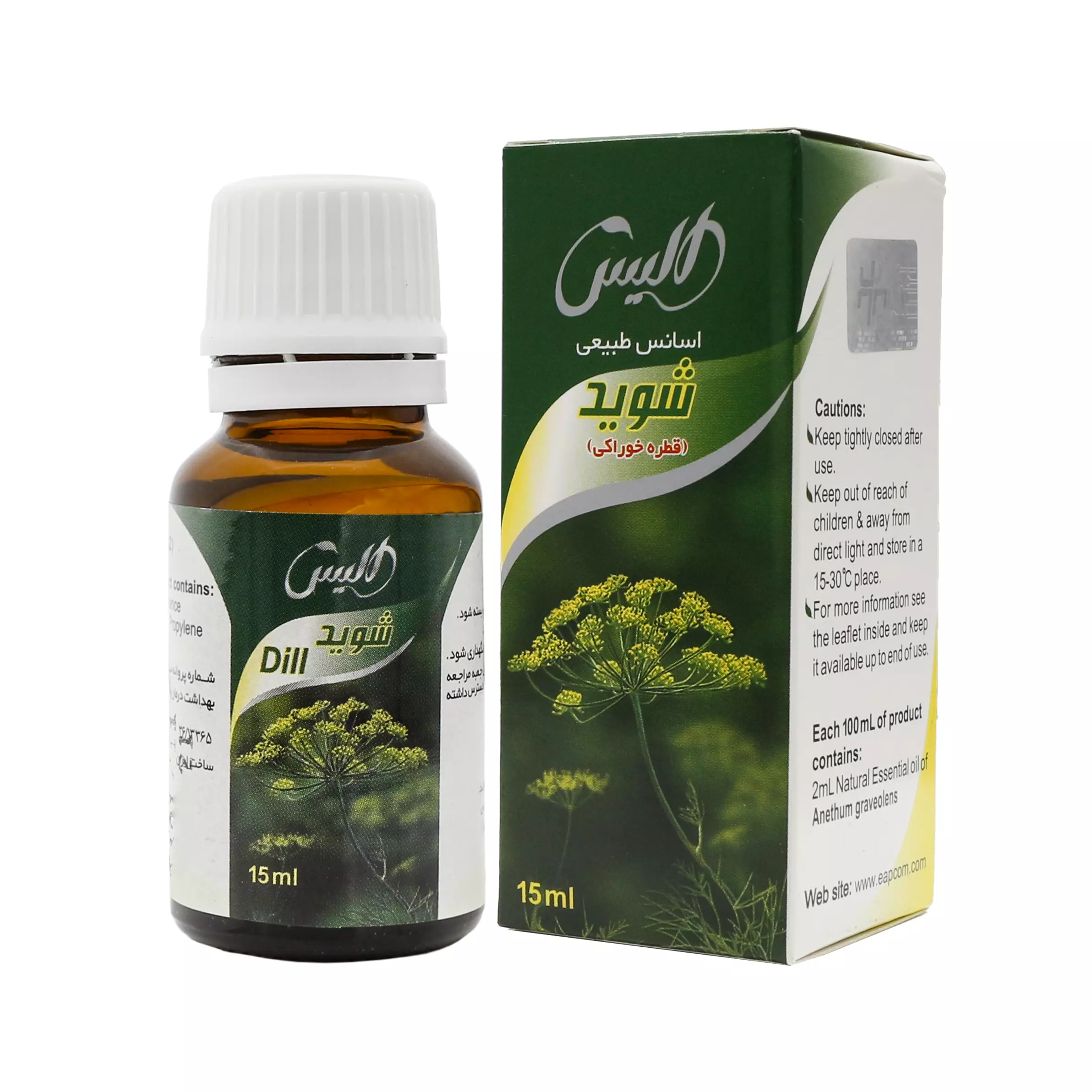 قطره خوراکی شوید 15 میلی لیتر الیس