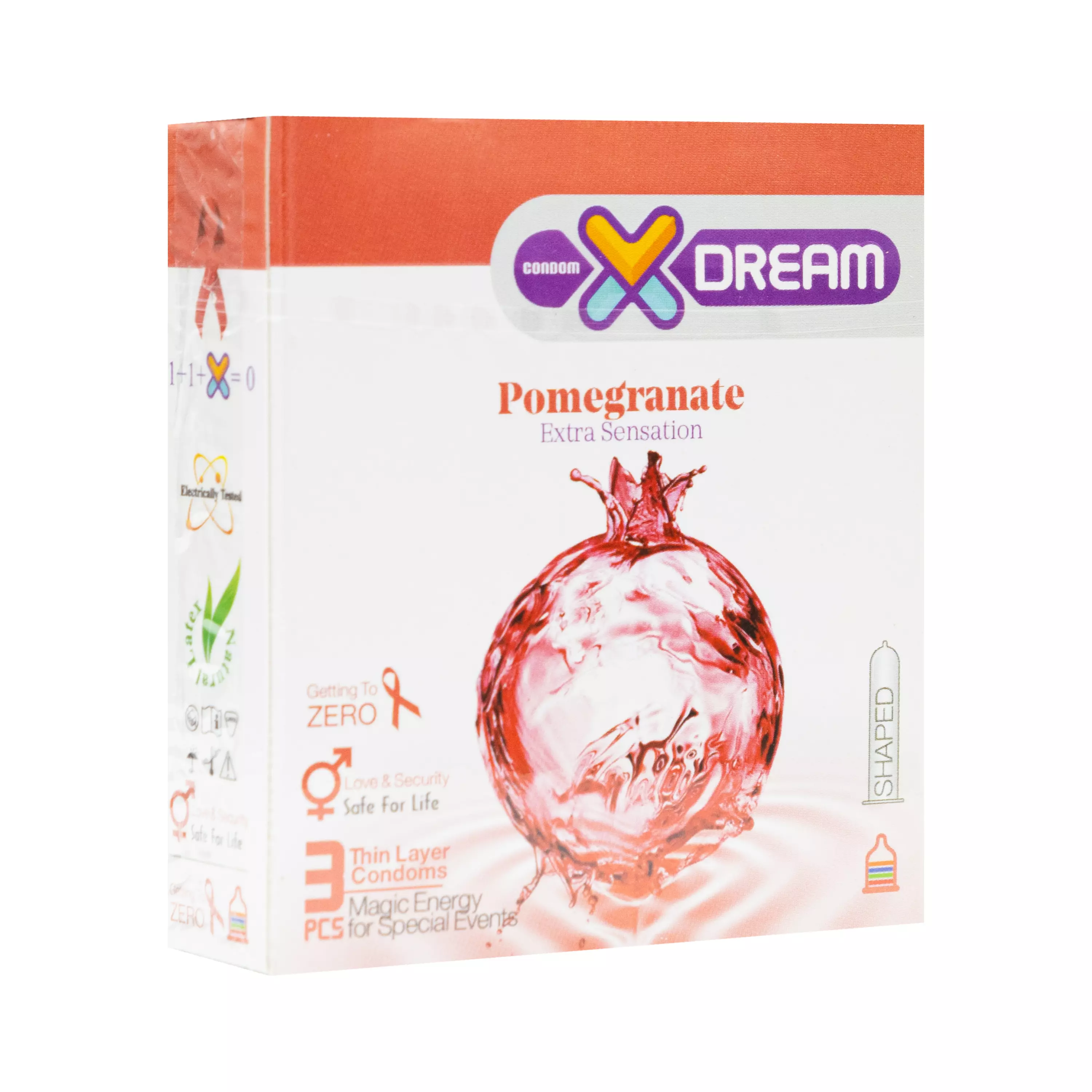 کاندوم Pomegranate بسته 3 عددی ایکسدریم