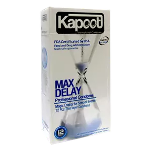 کاندوم max delay (blue) 12 pcs کاپوت