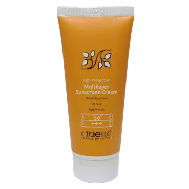 کرم ضد آفتاب +SPF60 حجم 50 میلی لیتر سینره
