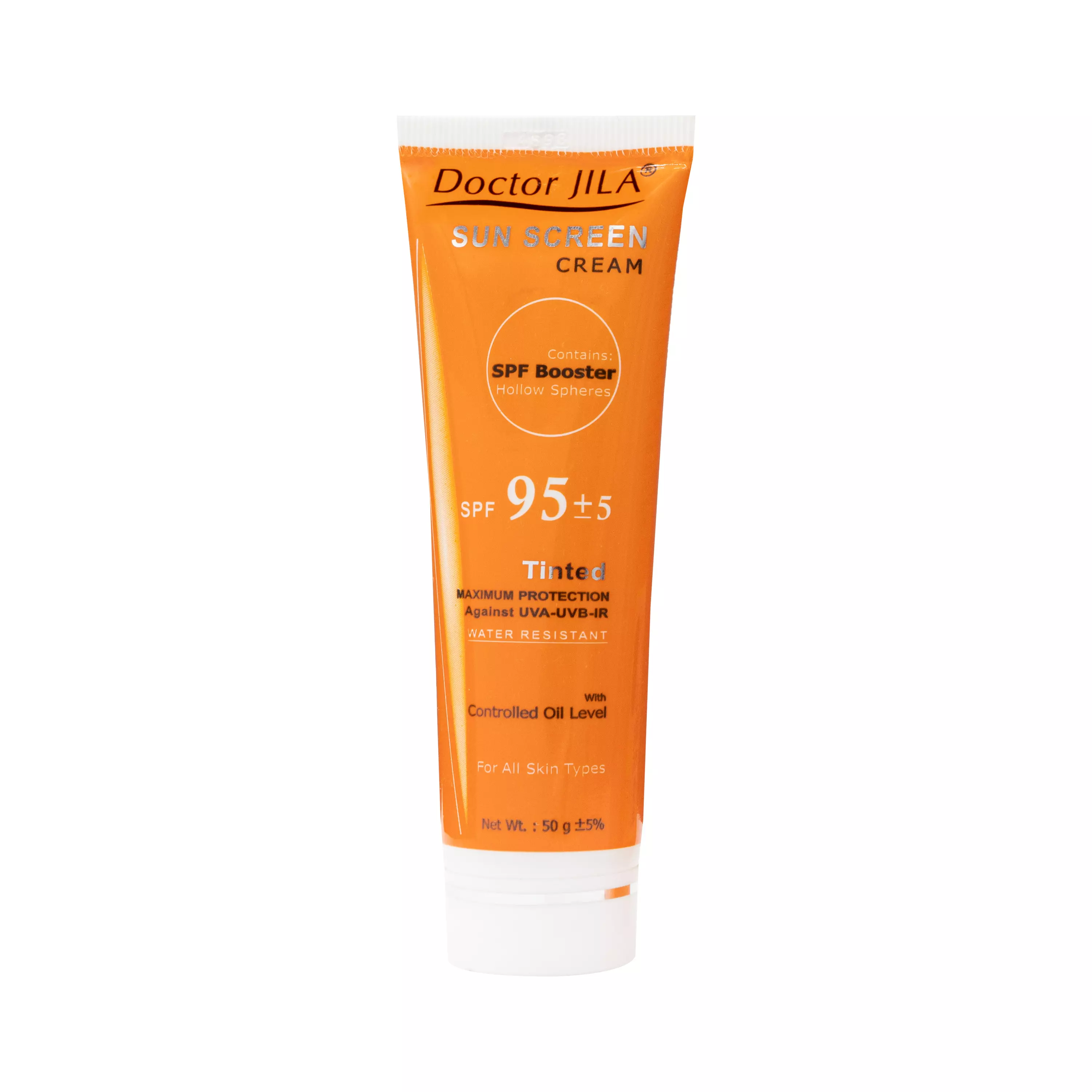 کرم ضد آفتاب SPF95 رنگی دکتر ژیلا