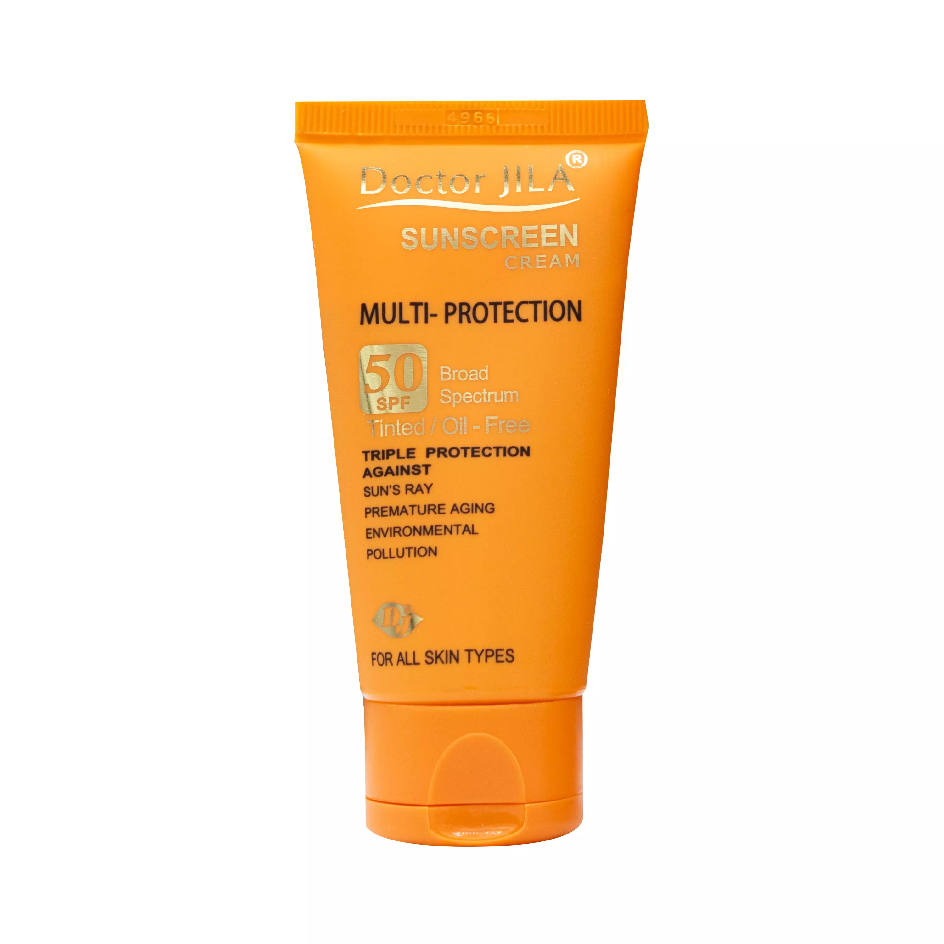 کرم ضد آفتاب مولتی پروتکشن SPF 50 رنگی دکتر ژیلا