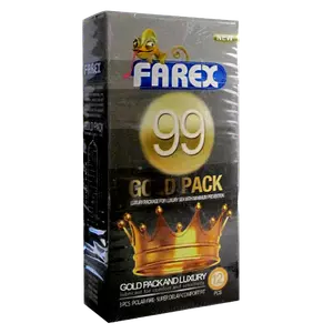کاندوم شماره 99 gold pack 12 pcs فارکس
