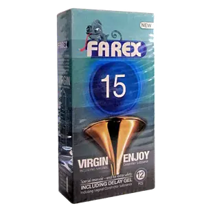کاندوم شماره 15 virgin enjoy 12 pcs فارکس