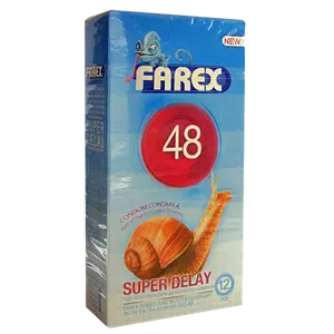 کاندوم شماره 48 super delay 12 pcs فارکس