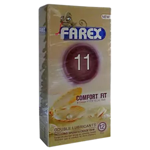 کاندوم شماره 11 comfort fit 12 pcs فارکس