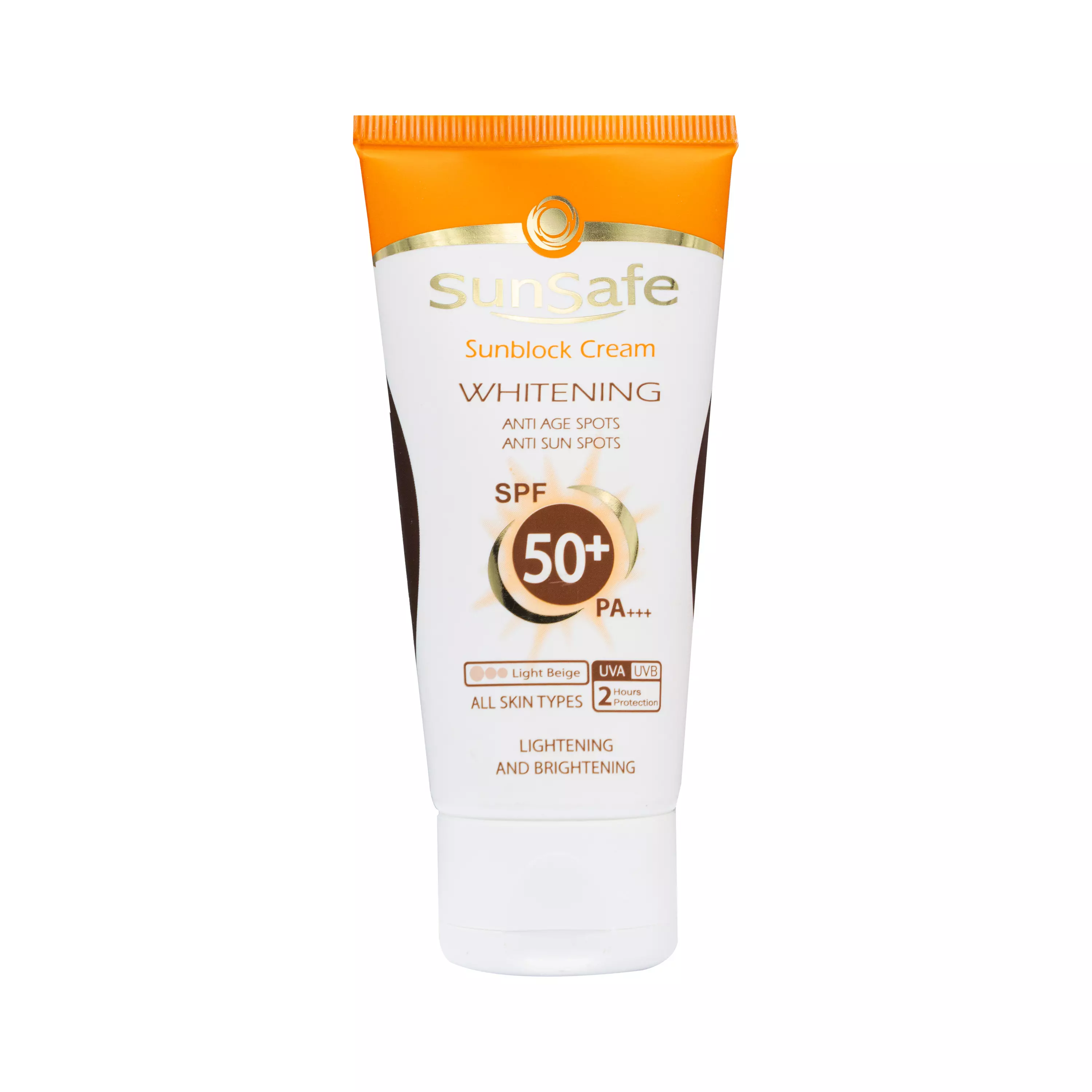 ضد آفتاب روشن کننده SPF50 بژ روشن سان سیف