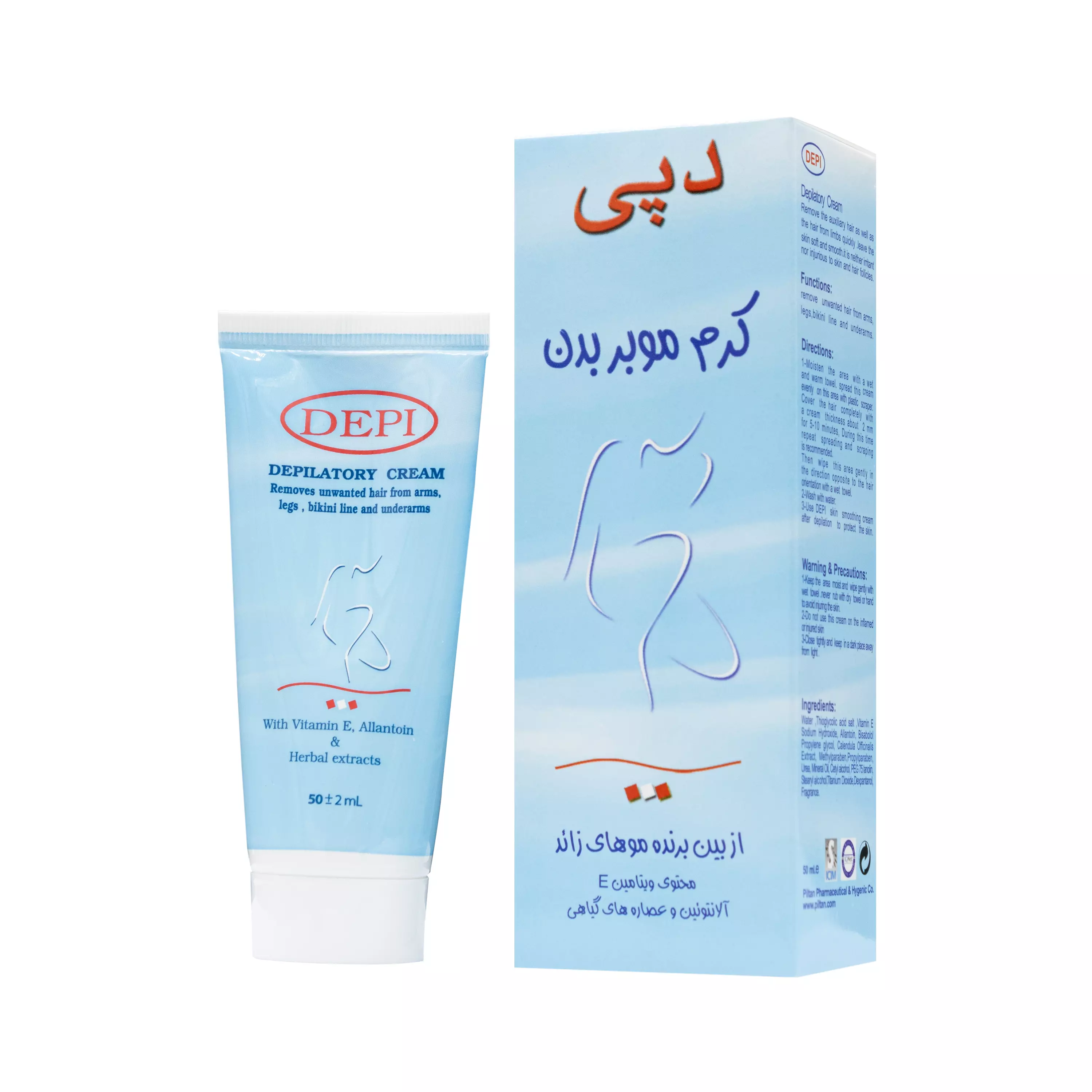 کرم موبر بدن 50 میلی لیتر دپی