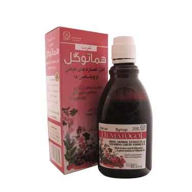 شربت هماتوگل 250 میلی لیتر گل دارو