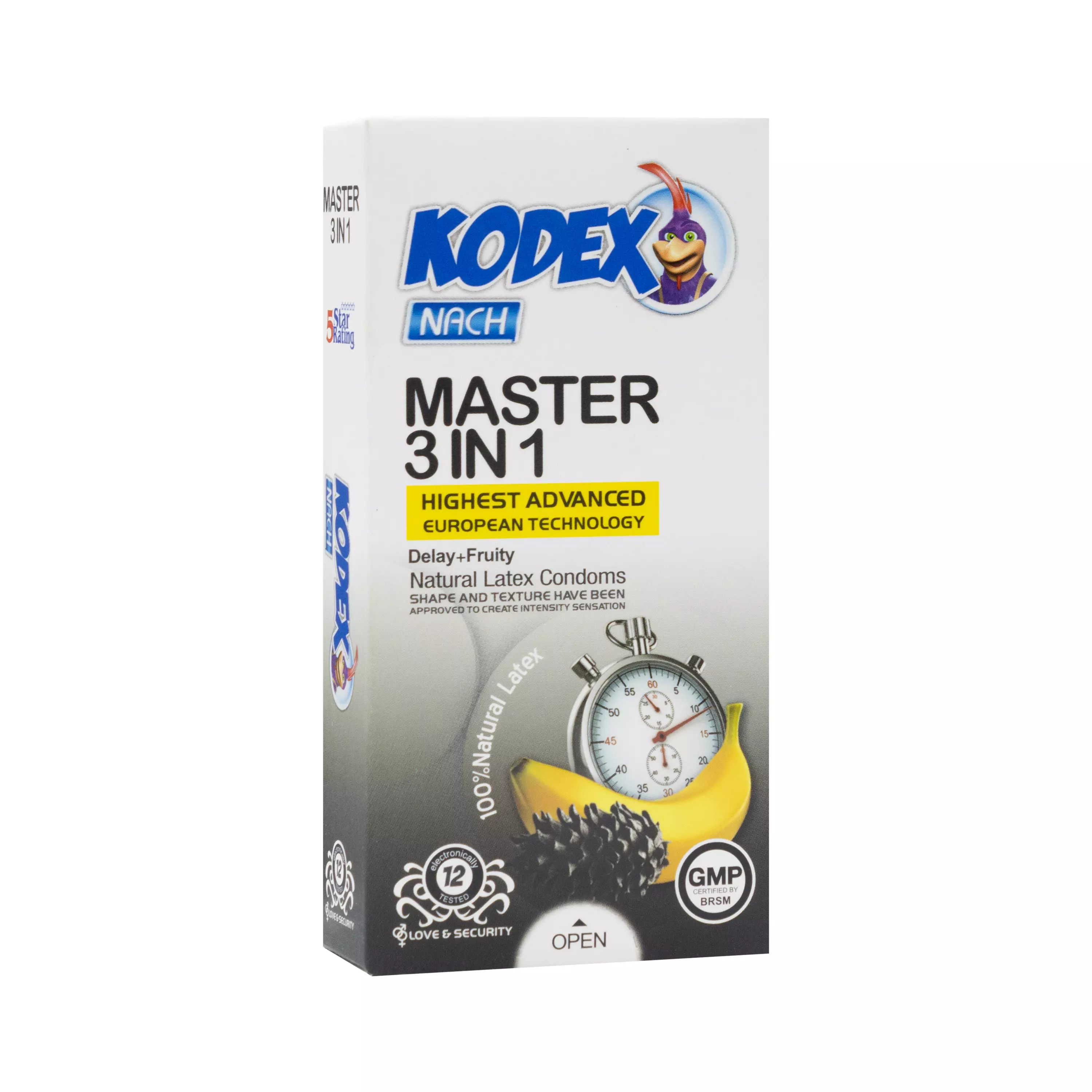 کاندوم Master 3in1 12 pcs ناچ کدکس
