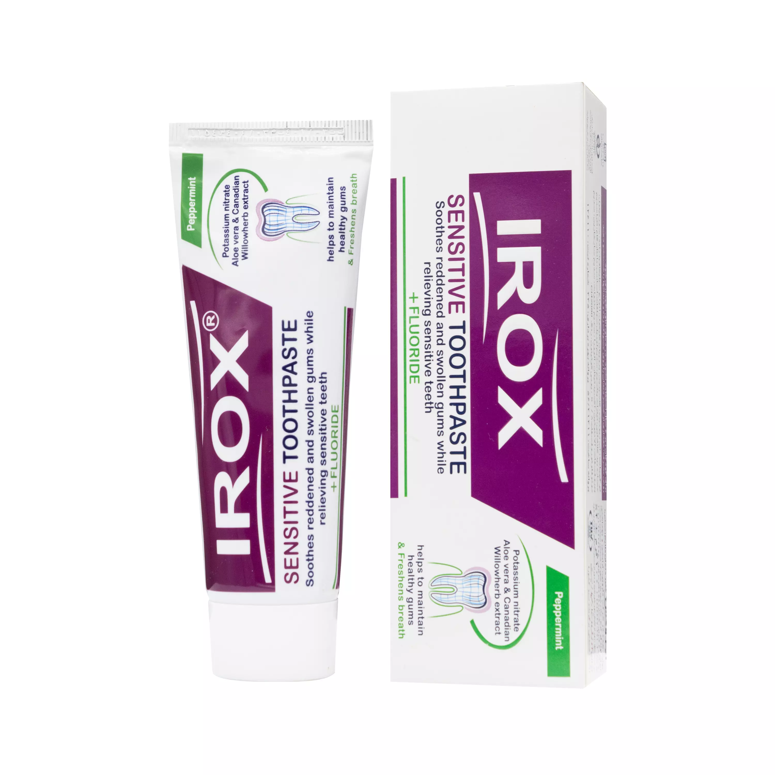 خمیر دندان ملایم (حساس) با طعم نعناع ایروکس