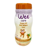دستمال مرطوب کودک روغن آرگان سیلندری 70 برگی - قهوه ای روشن وی کر Wee care