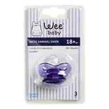 پستانک ارتودنسی شفاف وکیوم سایز 3 (کد 113) وی بیبی Wee baby