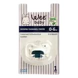 پستانک ارتودنسی تمام چاپ وکیوم سایز 1 (کد 833) وی بیبی Wee baby