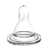 سر شیشه سیلیکونی سر گرد وکیوم سایز 2 (کد 821) وی بیبی Wee baby
