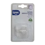 سر شیشه سیلیکونی سر گرد وکیوم سایز 1 (کد 866) وی بیبی Wee baby