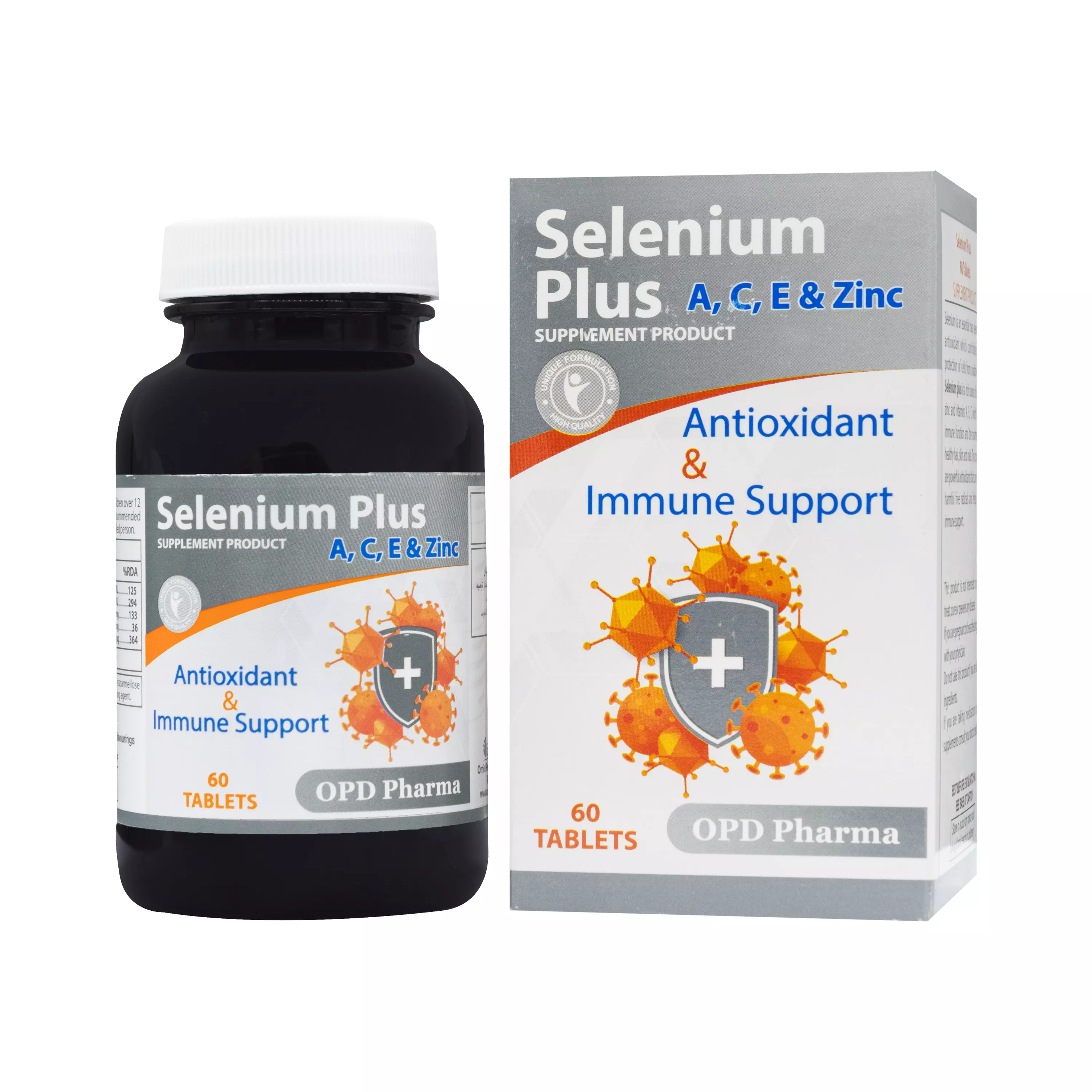 قرص سلنیوم پلاس 60 عددی او پی دی فارما