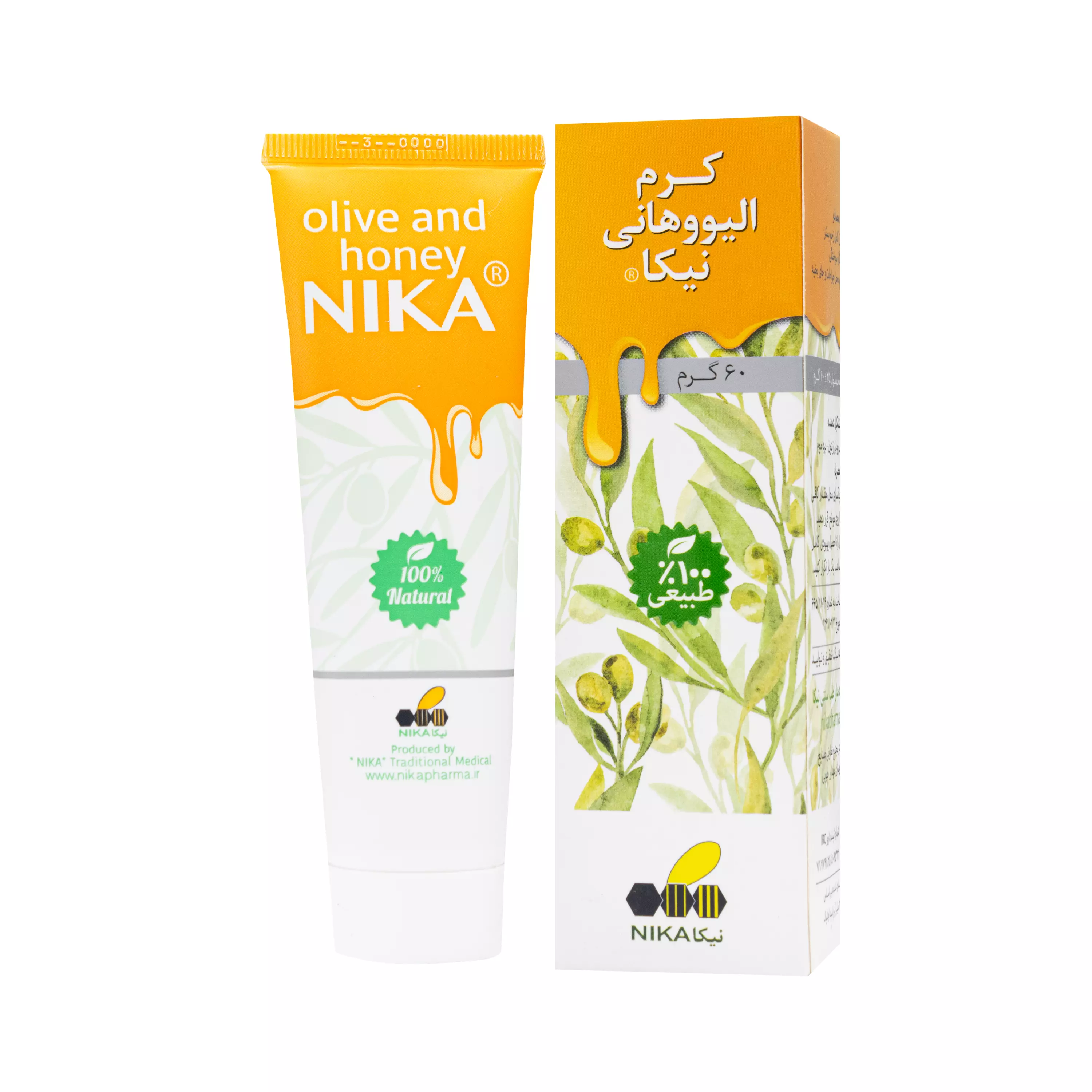 کرم الیووهانی (Olive and Honey) 60 گرمی نیکا