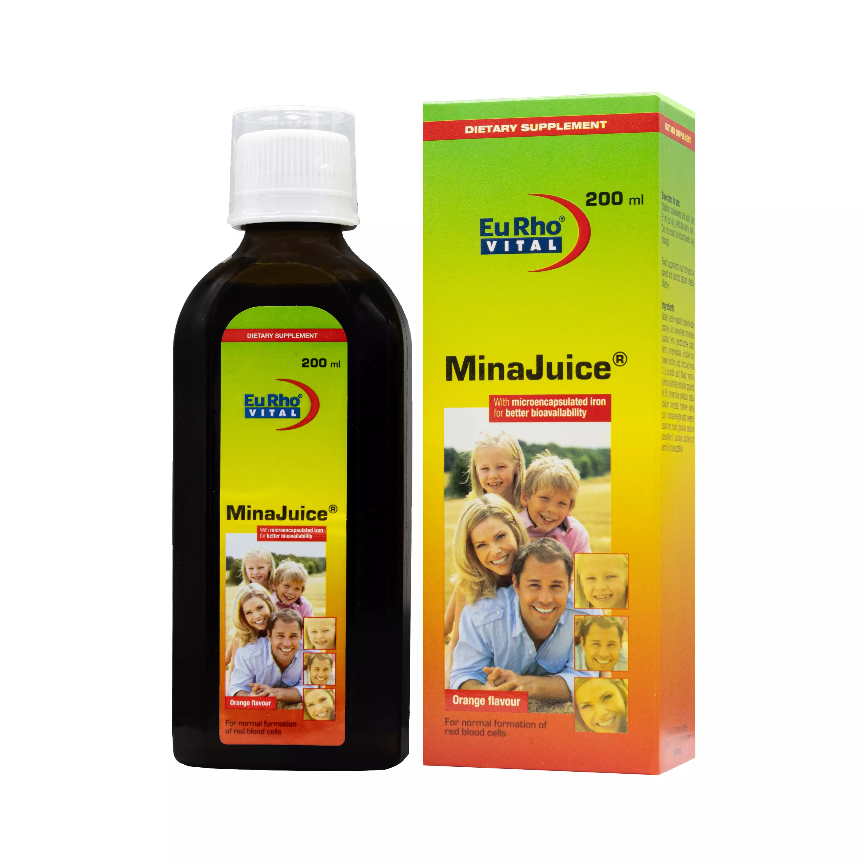 شربت مینا جویس (Mina Juice) 200 میلی لیتر یورو ویتال