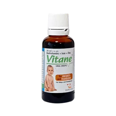 قطره مولتی ویتامین + آهن + زینک 30 میلی لیتر ویتان