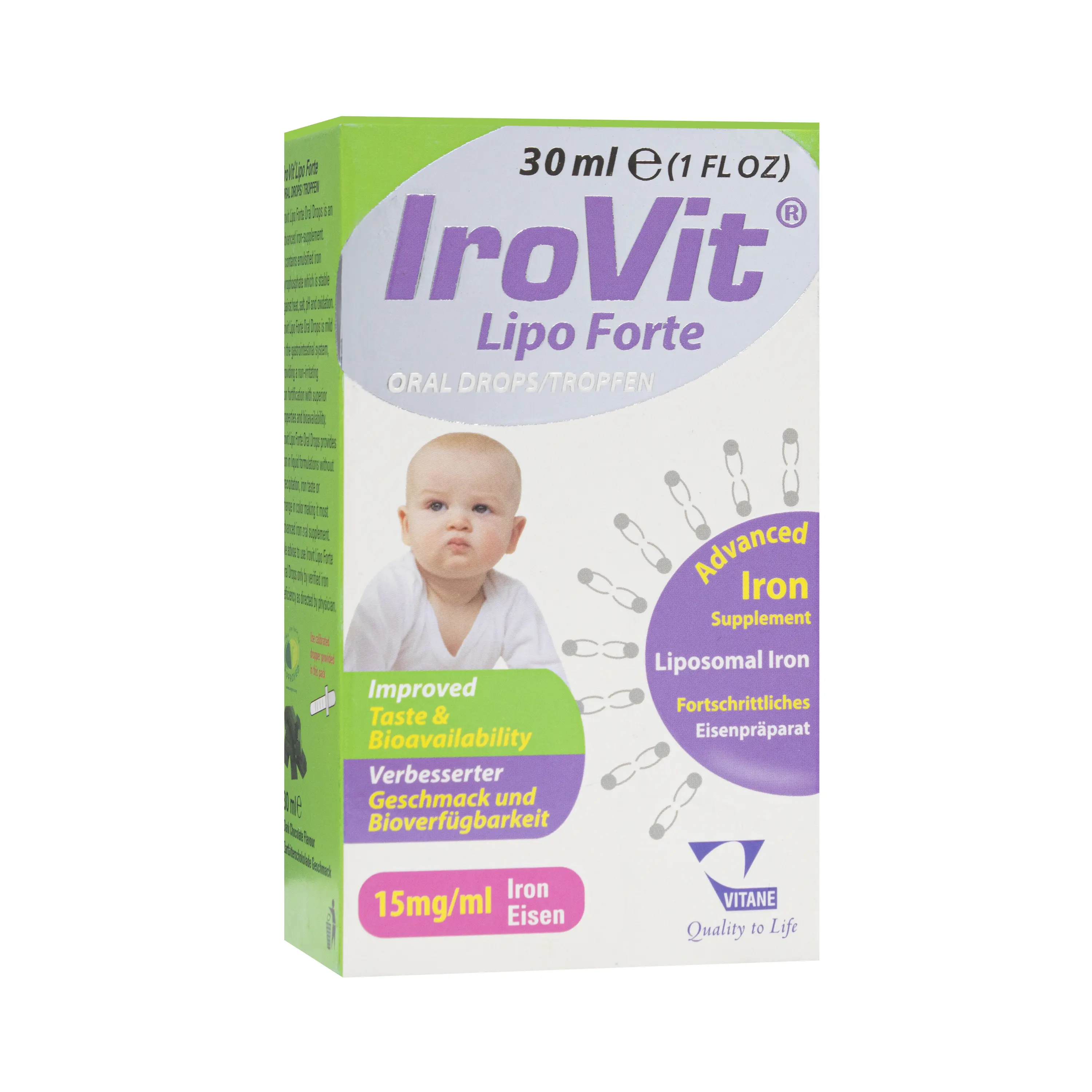 قطره آیروویت (آهن) 15 میلی گرم ویتان