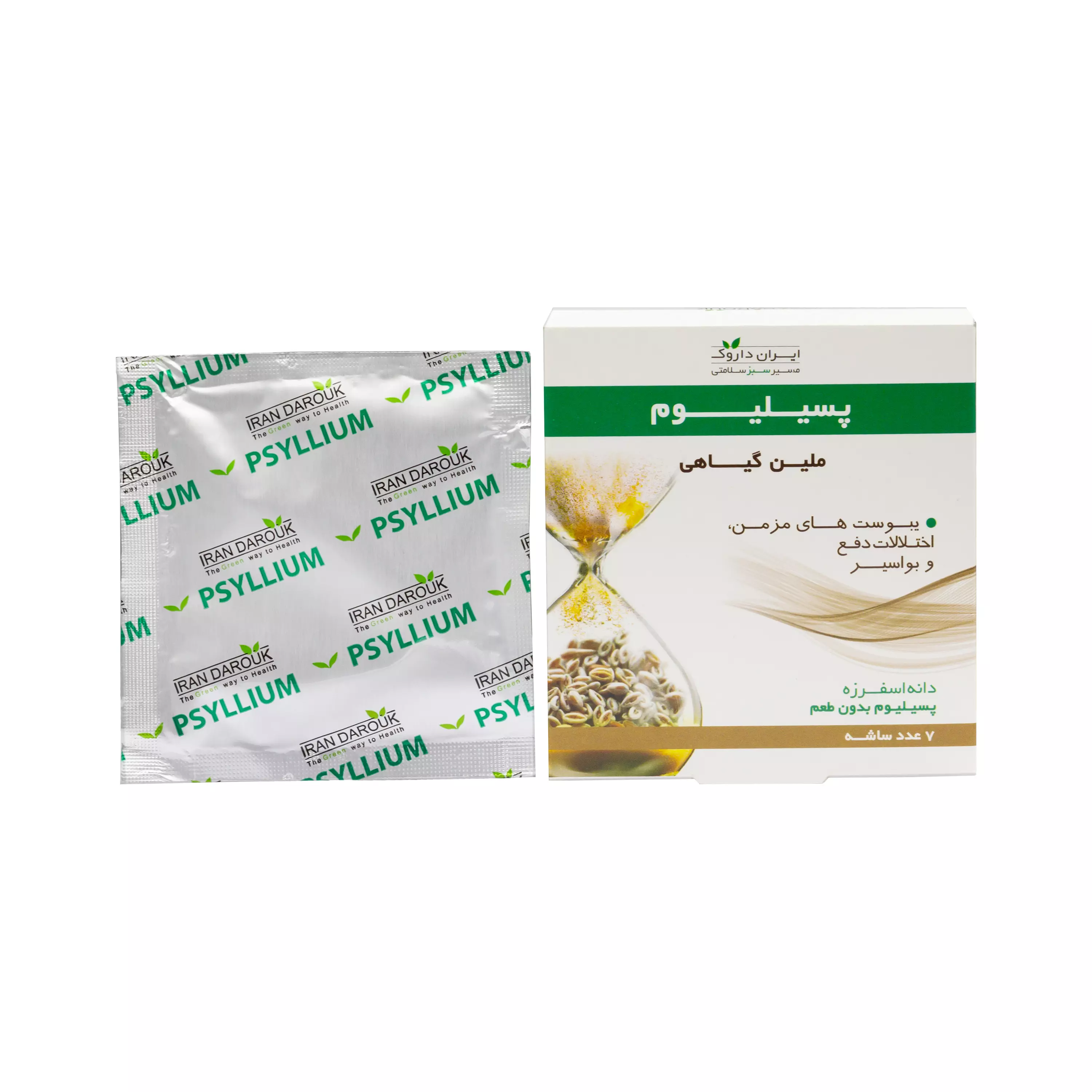 پودر پسیلیوم بدون طعم ایران داروک