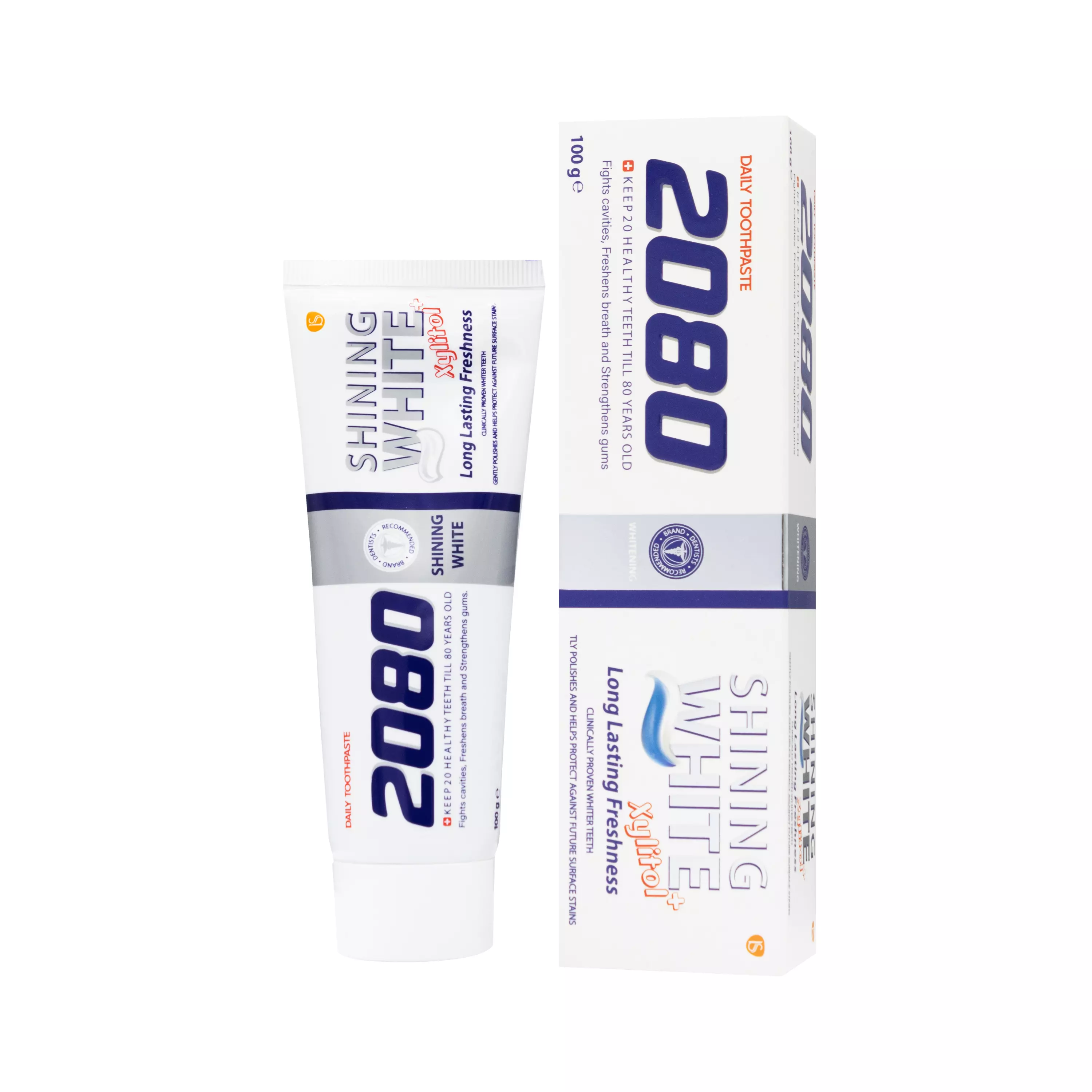 خمیر دندان Shining White سفید کننده و براق کننده 100 گرمی 2080