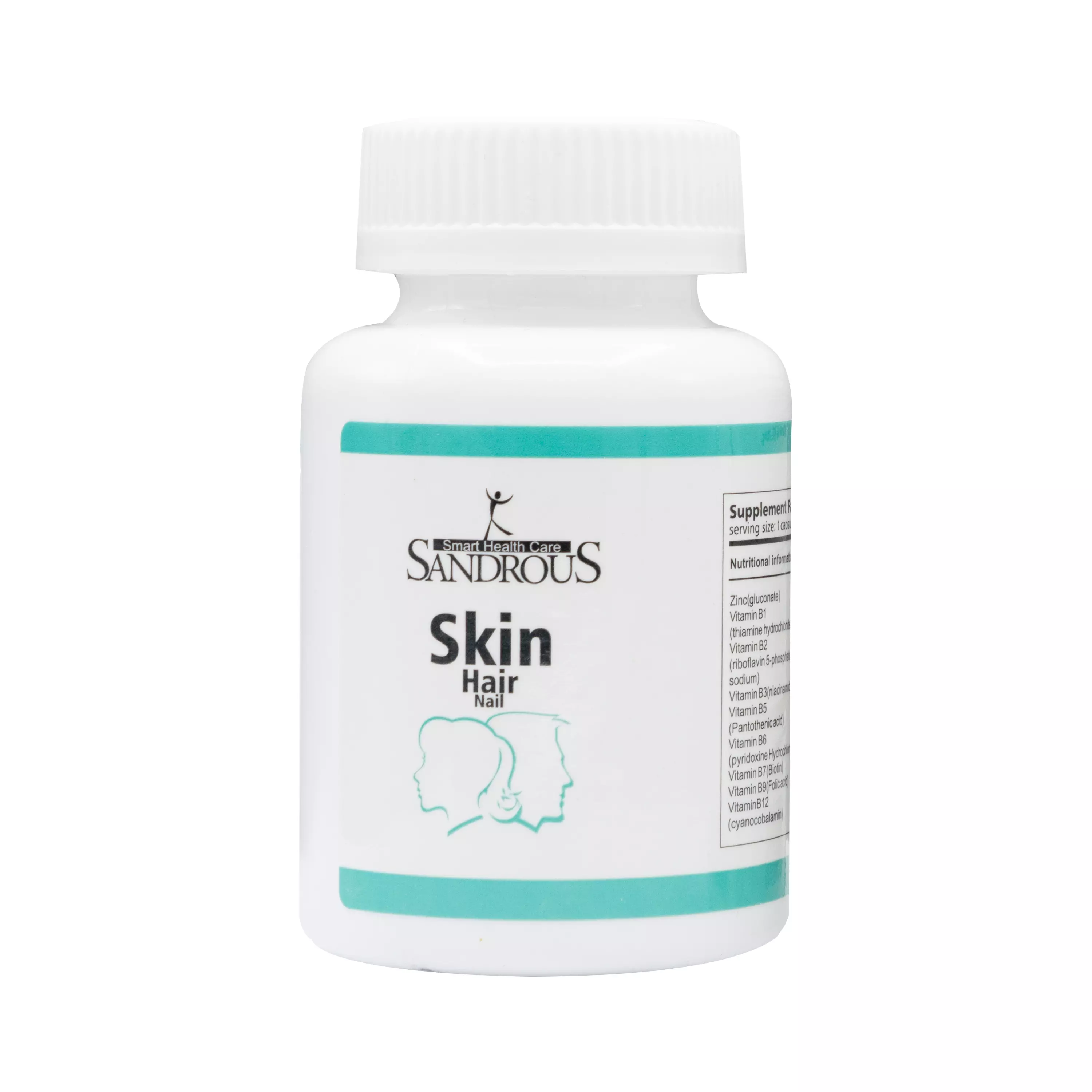 کپسول تقویت پوست، مو و ناخن قوطی 60 عددی سندروس