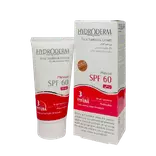 کرم ضد آفتاب فیزیکال SPF60 رنگی بژ تیره 50 میلی لیتر هیدرودرم