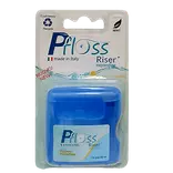 نخ دندان پهن شونده فلوراید ضخیم آبی 30 متر پی فلوس Pfloss