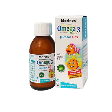 شربت امگا 3 کودکان 125 میلی لیتر مارینوکس