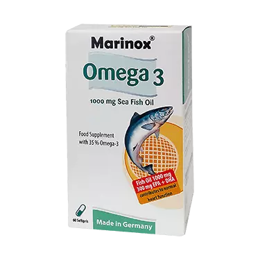 کپسول امگا 3 بسته 60 عددی مارینوکس