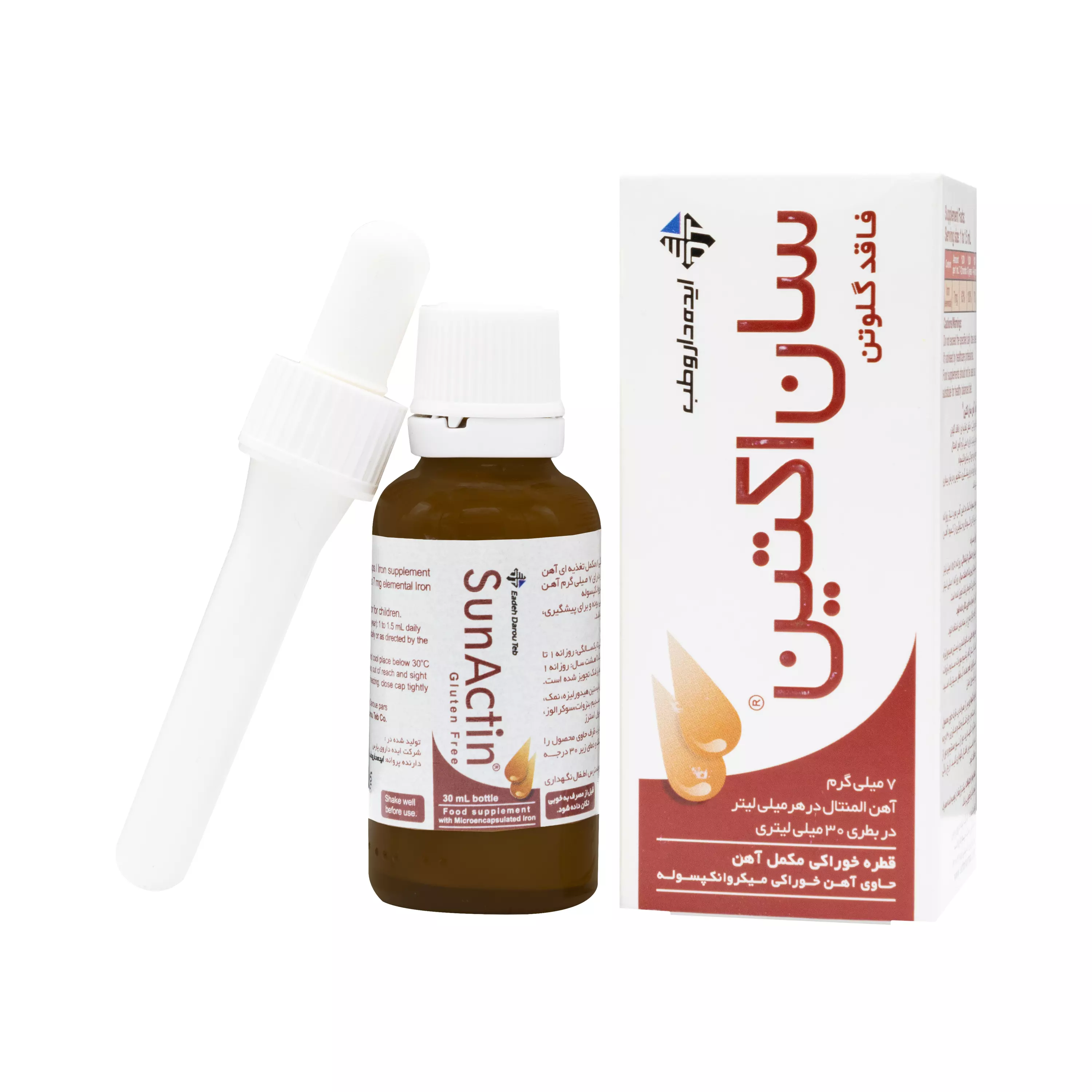 قطره آهن سان اکتین 30 میلی لیتر ایده دارو طب