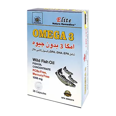 کپسول امگا 3 بدون جیوه 36 عددی الیت