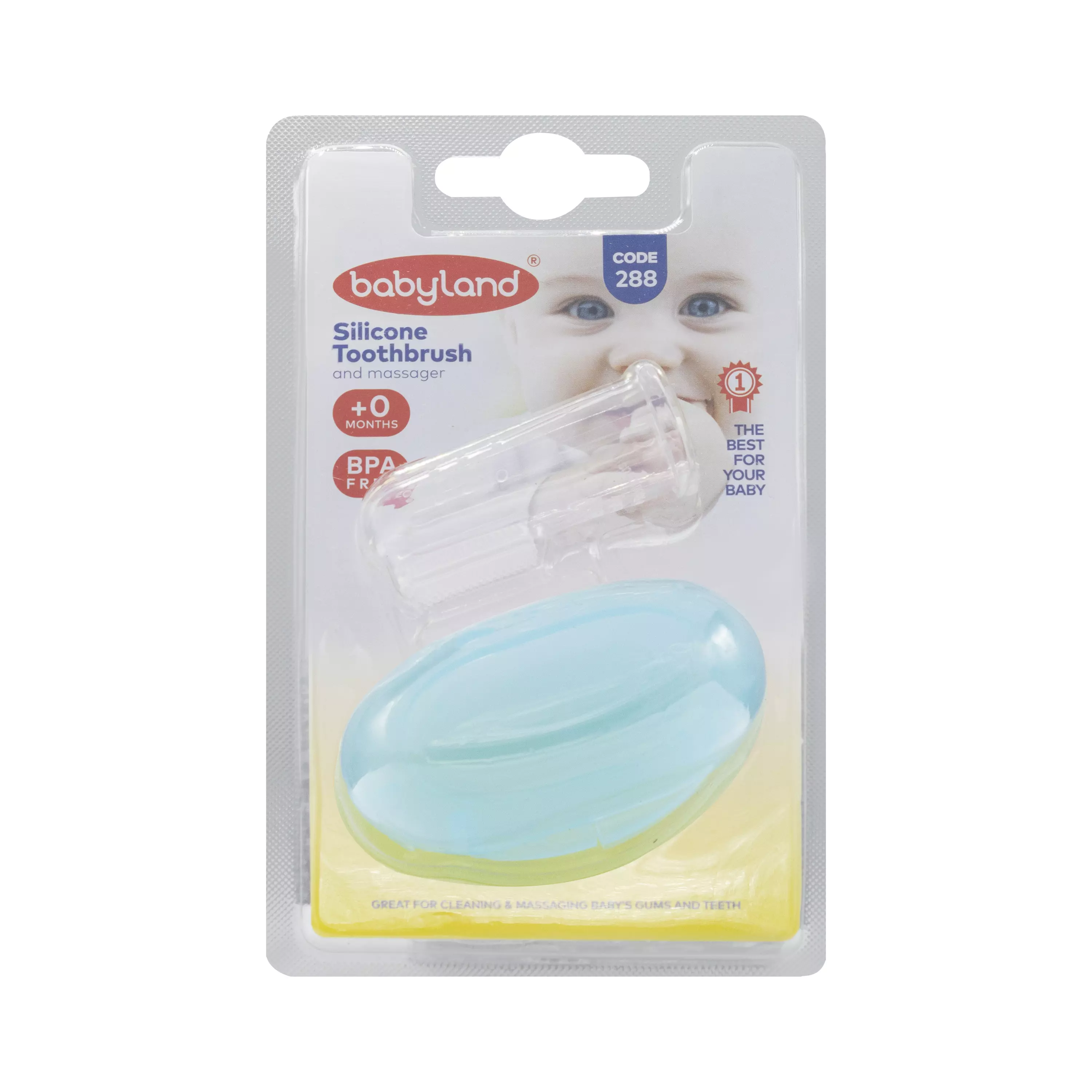 مسواک سیلیکون کودک کد 288 بی بی لند