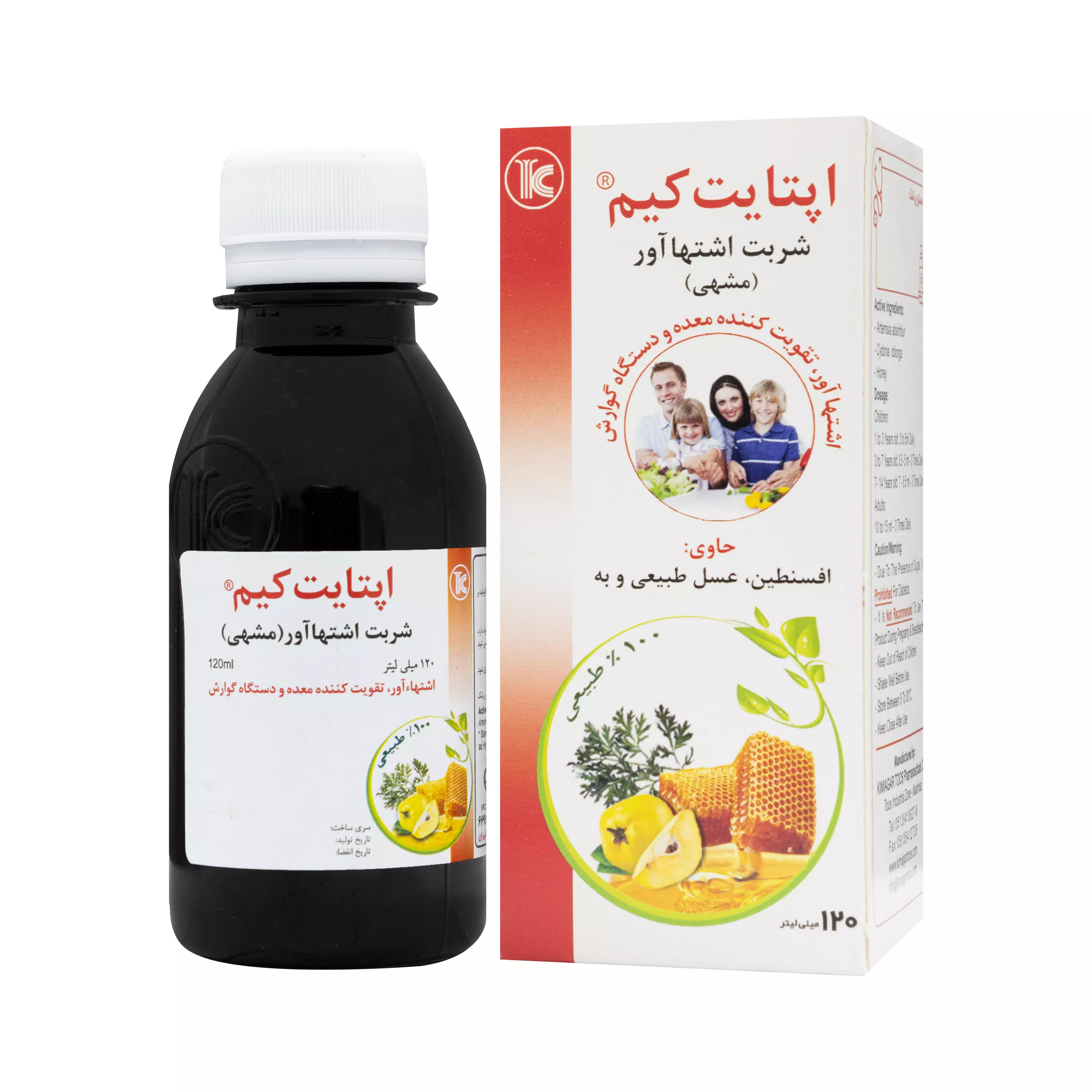 شربت اشتها آور (اپتایت کیم) کیمیاگر توس