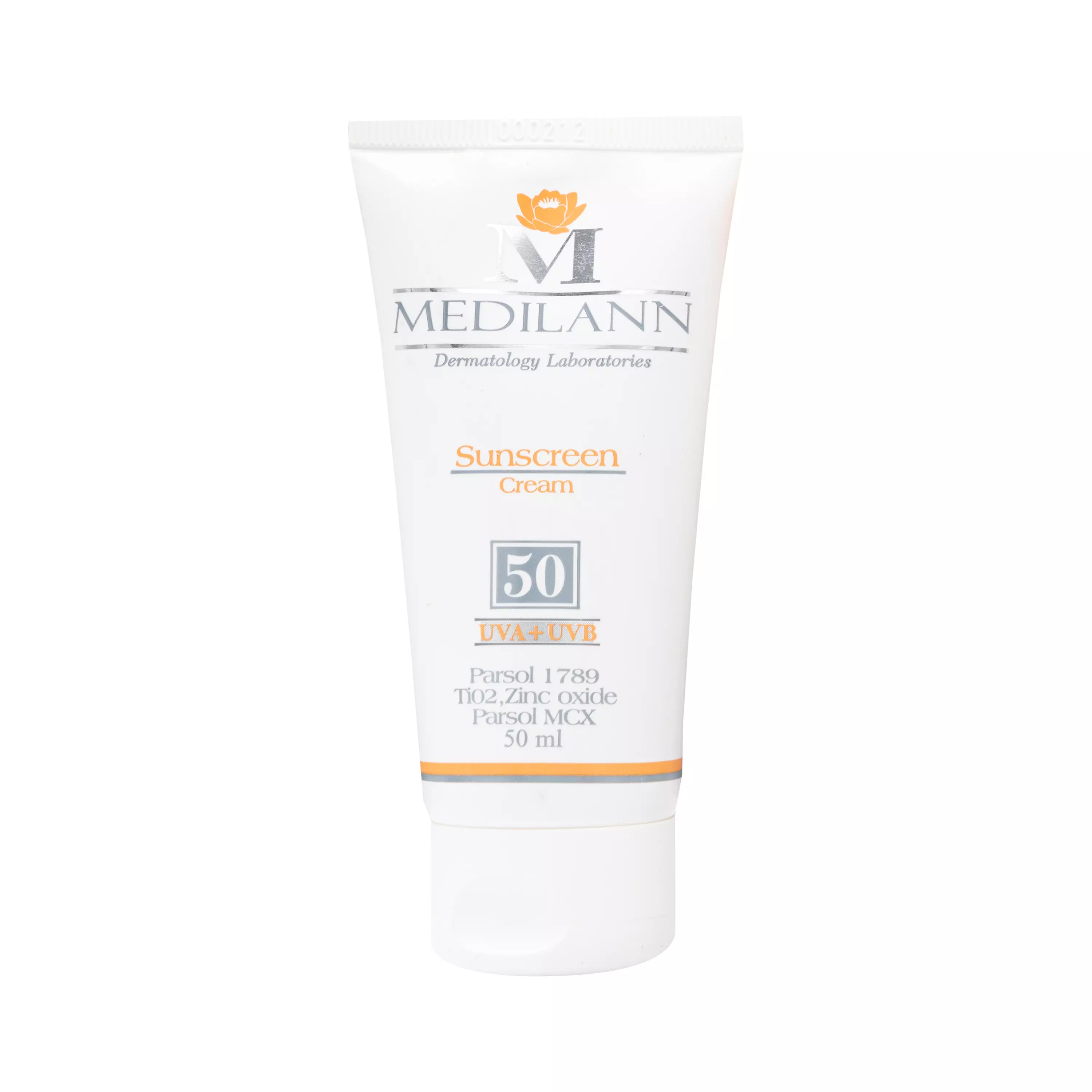 کرم ضد آفتاب SPF50 رنگی 50 میلی لیتر مدیلن