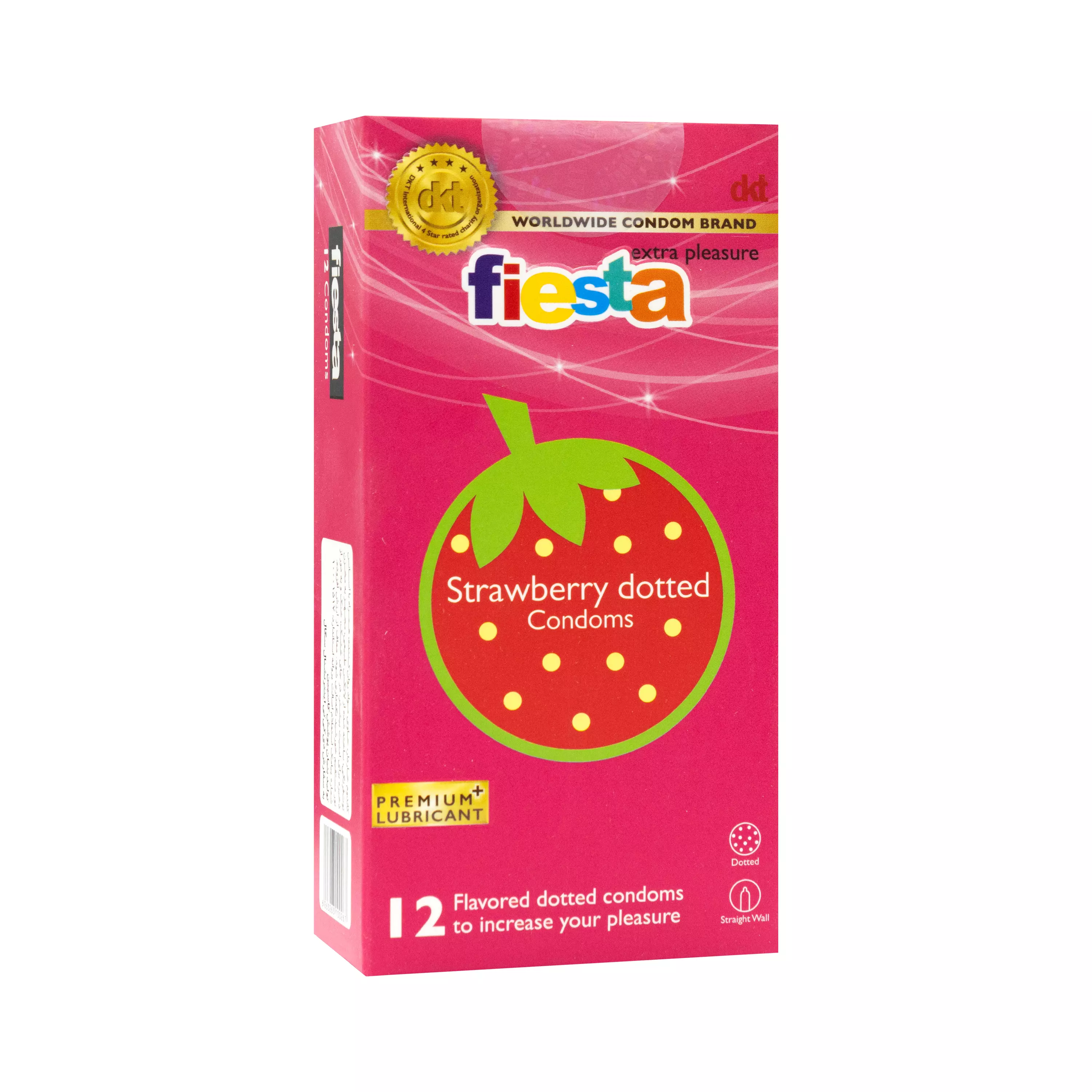 کاندوم Strawberry Dotted 12 pcs فیستا