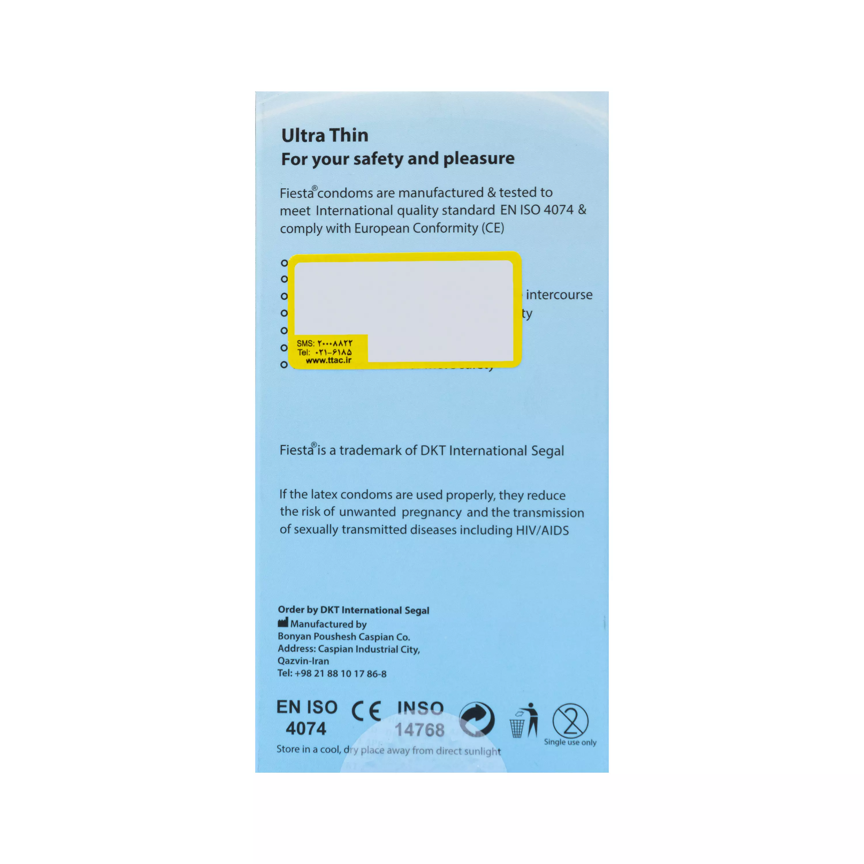 کاندوم Ultra Thin 12 pcs فیستا