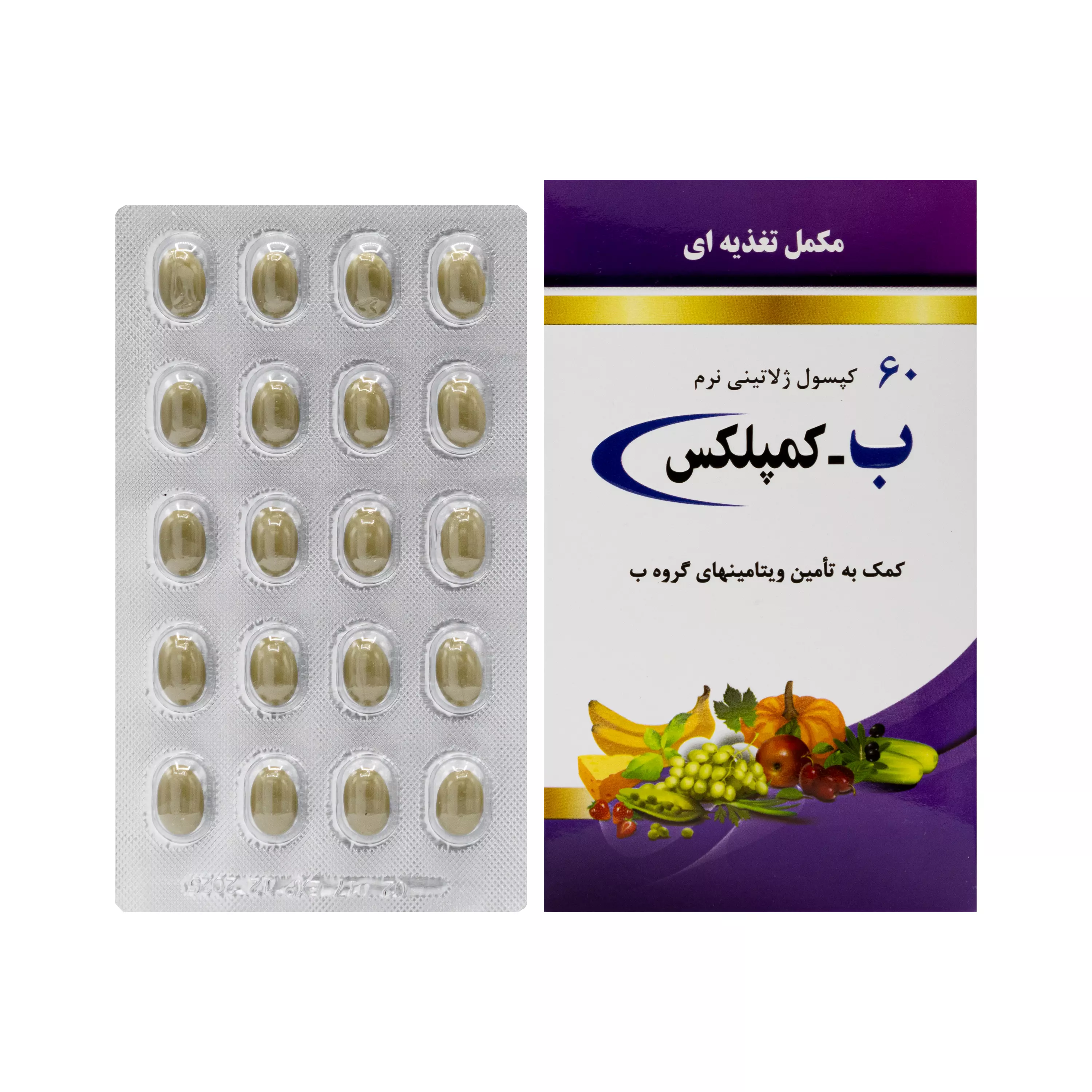 سافت ژل ب کمپلکس 60 عددی دانا