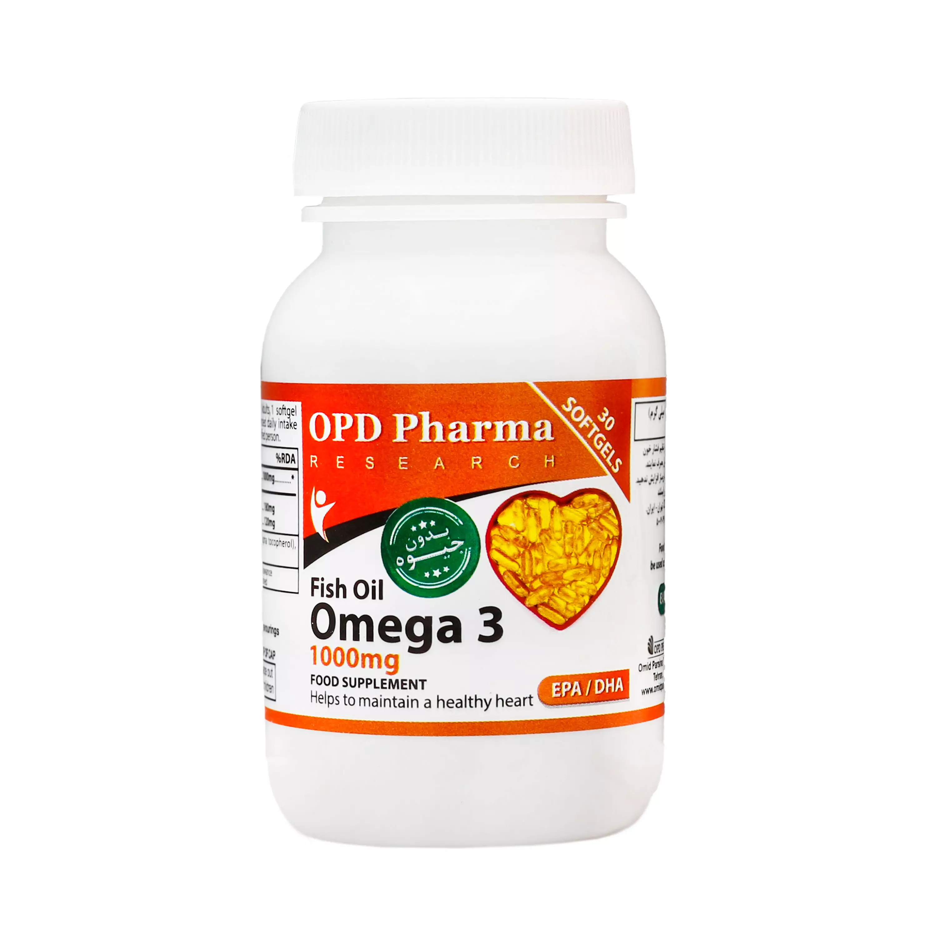 سافت ژل امگا 3 1000 میلی گرم 30 عددی او پی دی فارما