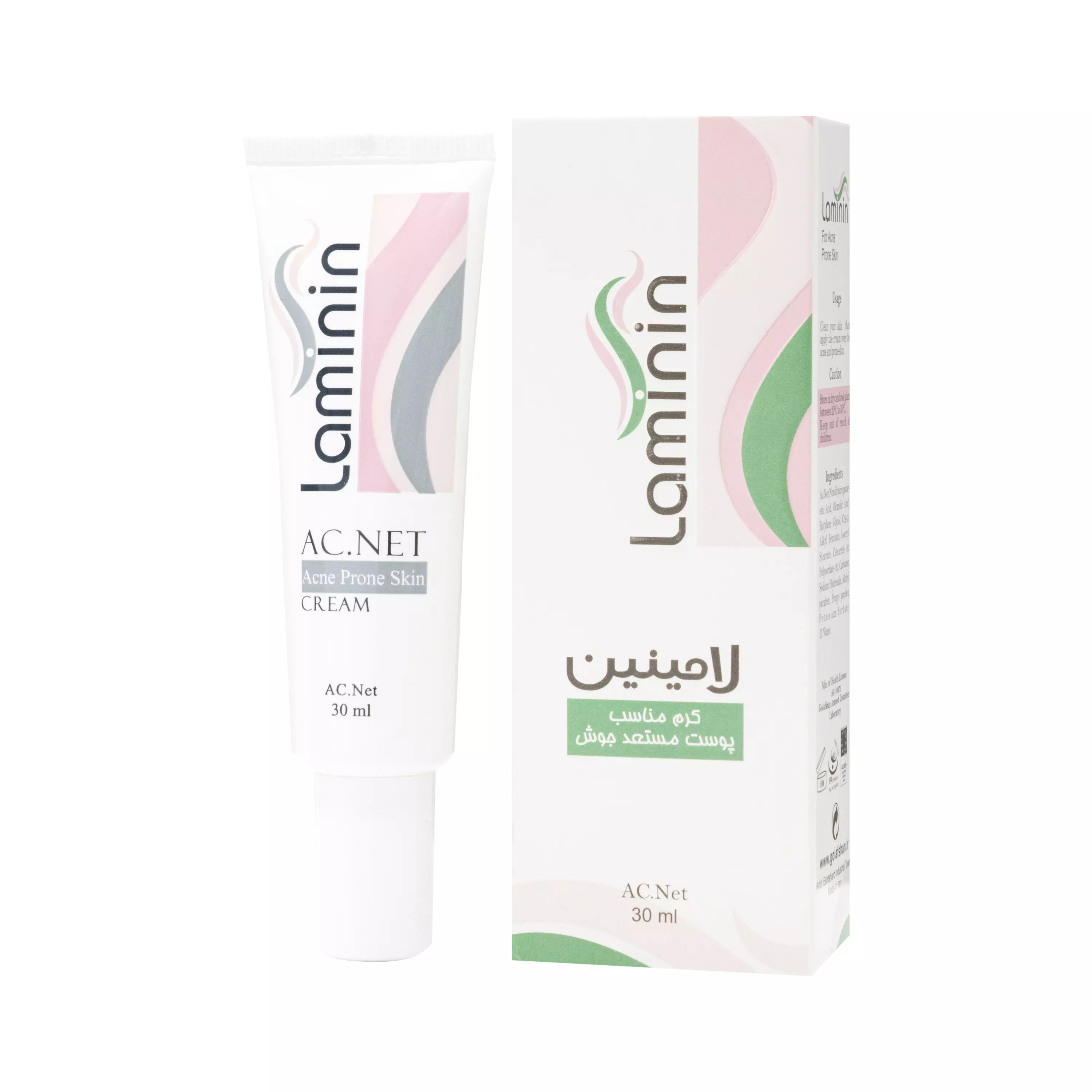 کرم ضد جوش اکنت 30 میلی لیتر لامینین