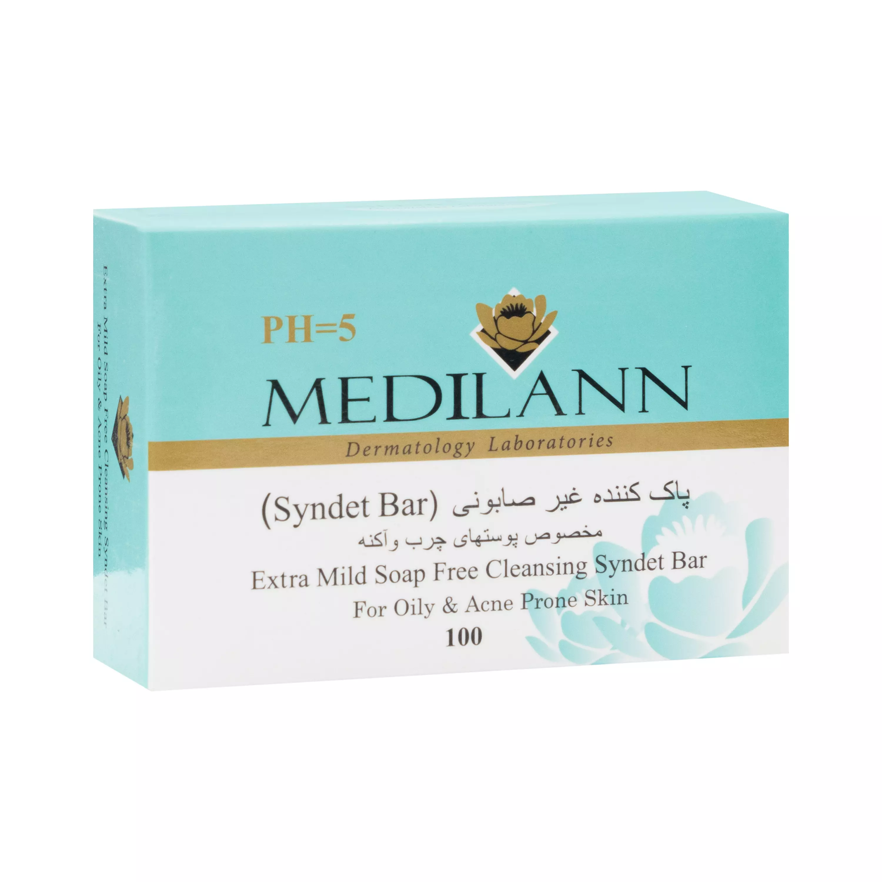 پاک کننده غیر صابونی پوست چرب 100 گرمی مدیلن