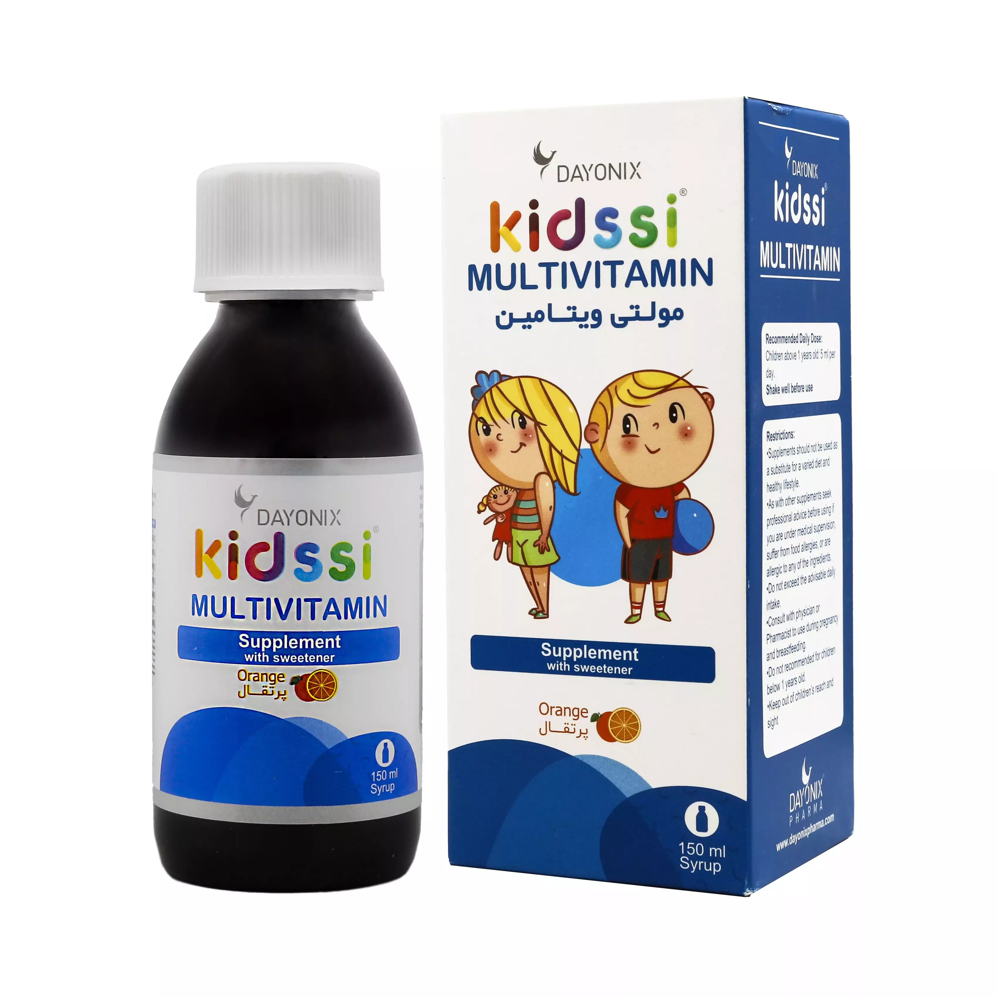 شربت کیدزی مولتی ویتامین 150 میلی لیتر دایونیکس