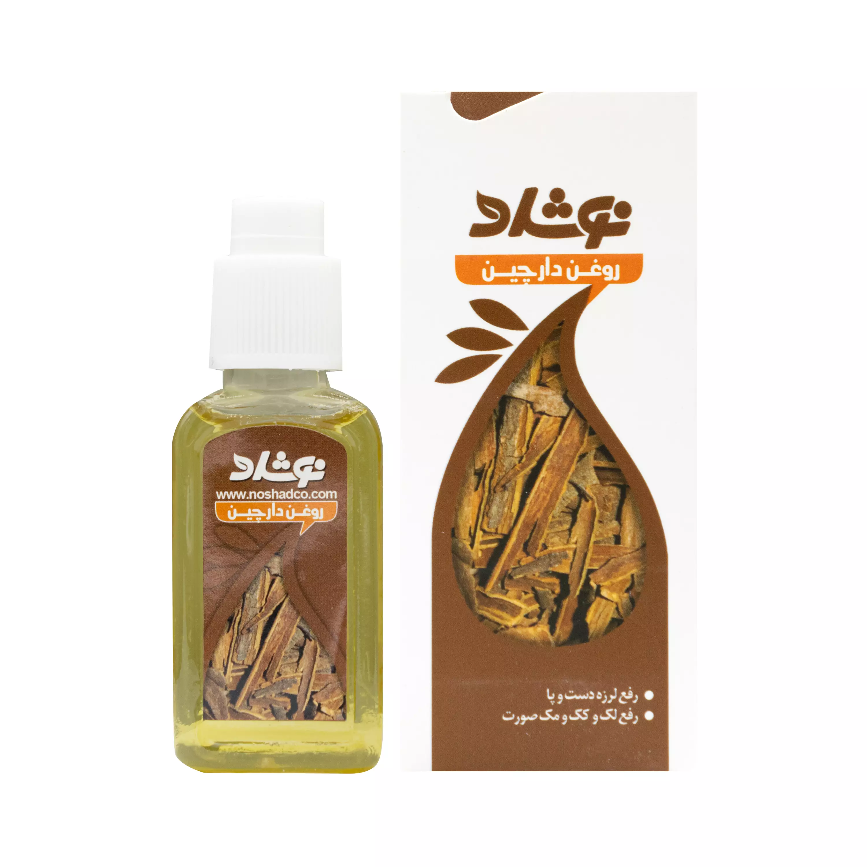 روغن دارچین (کد 14) 37 میلی لیتر نوشاد