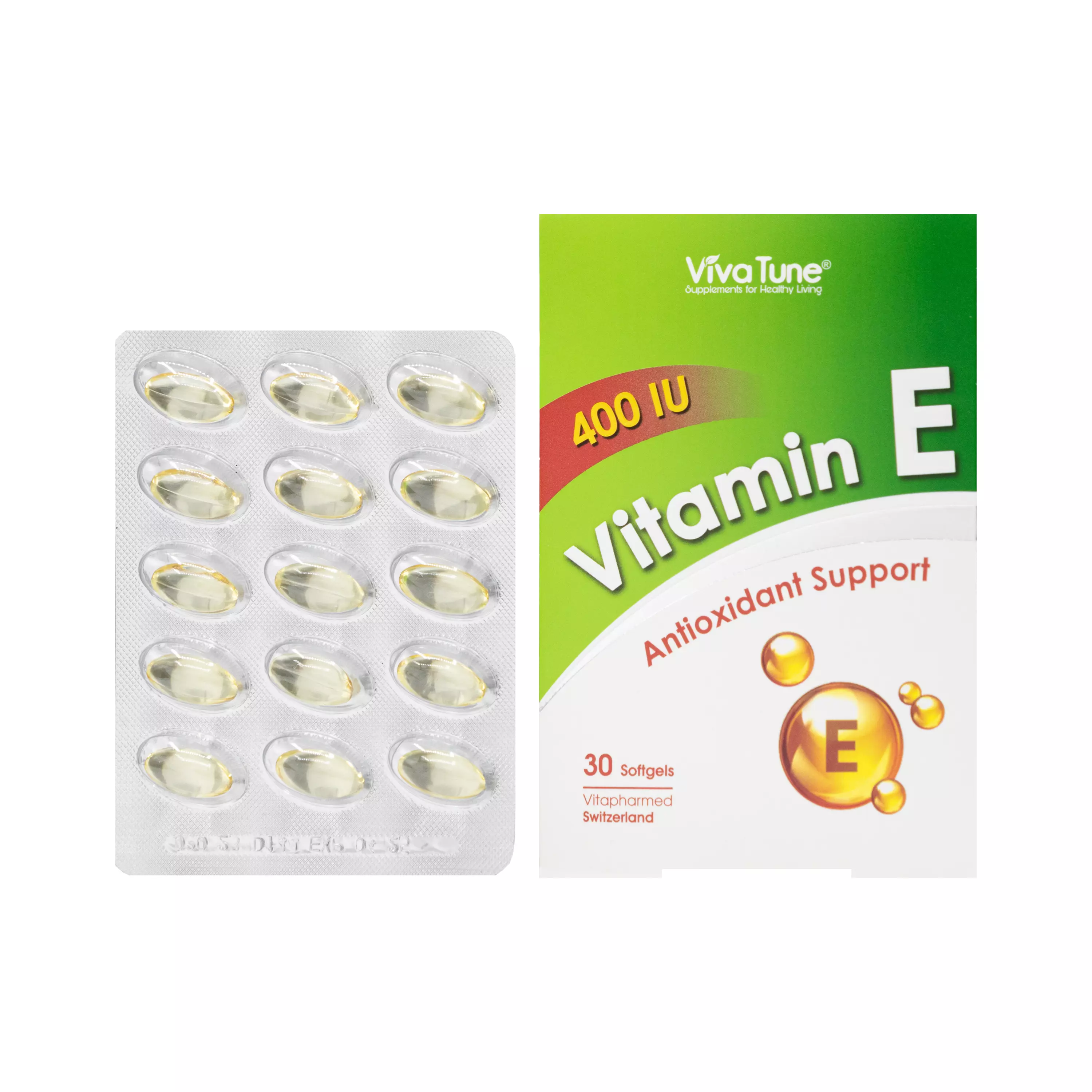 سافت ژل ویتامین ای 400 واحدی ویواتیون ویتا فارمد