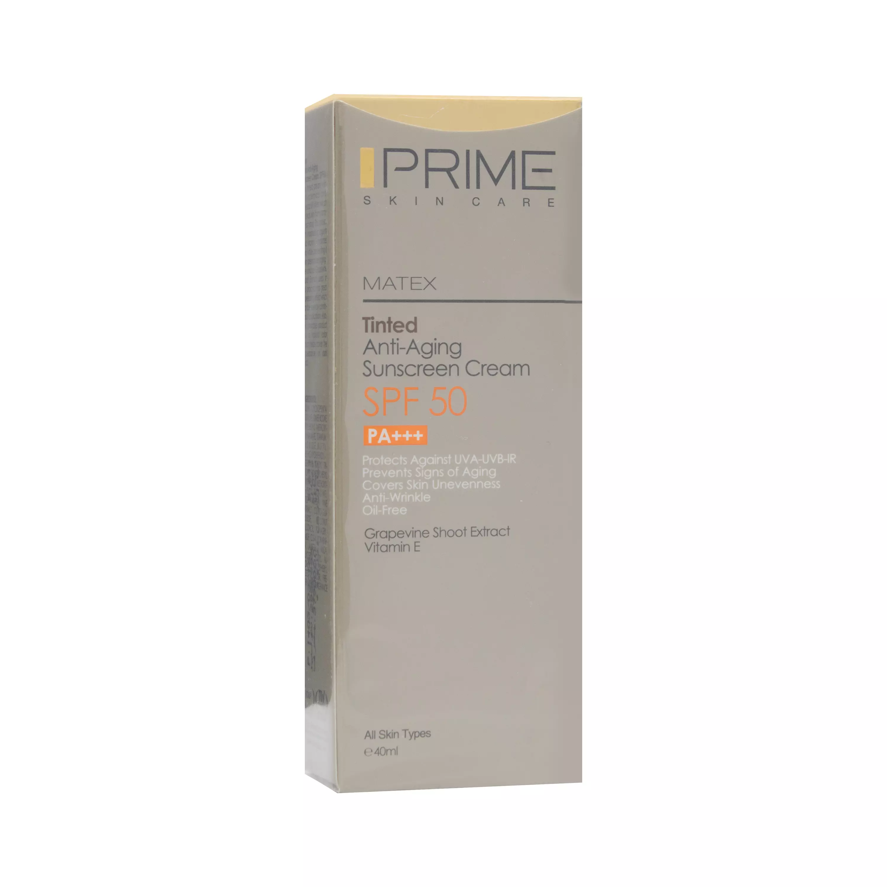 کرم ضد آفتاب جوان کننده SPF50 رنگی پرایم