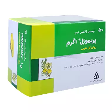 کپسول ژلاتینی روغن گل مغربی پریموژل دانا