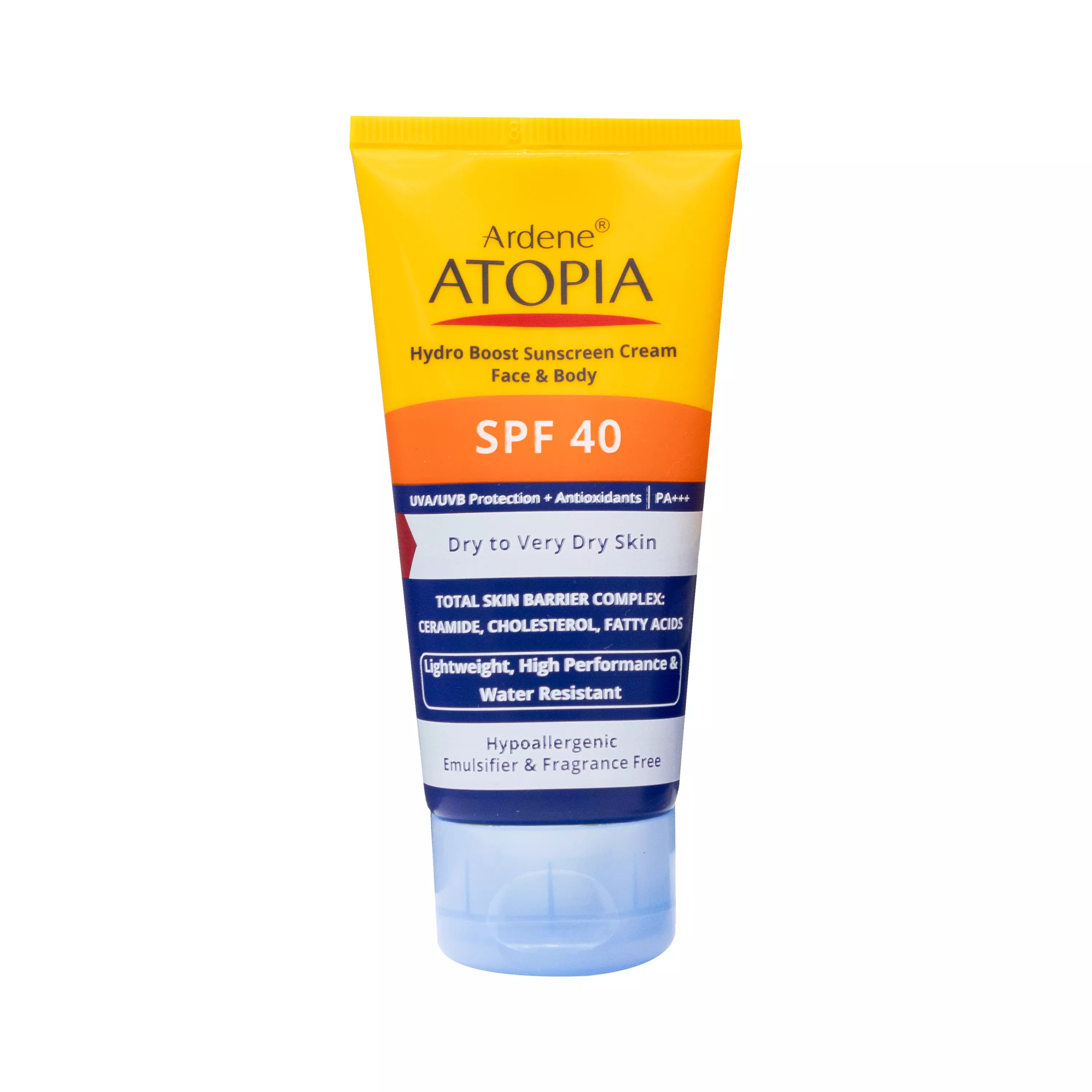 کرم ضد آفتاب Dry Relief رطوبت رسان SPF40 بدون رنگ 50 میلی لیتر آردن اتوپیا