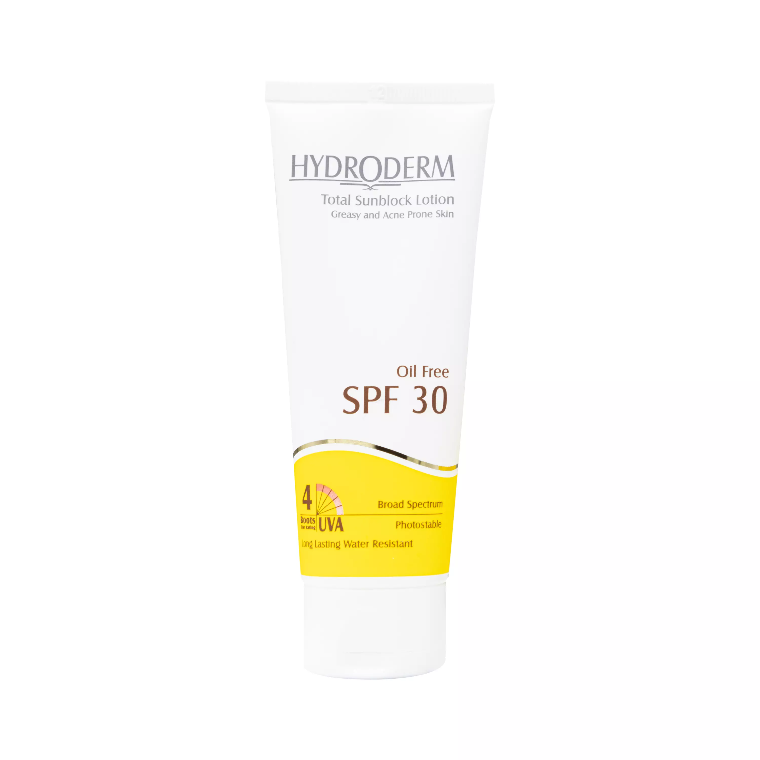 لوسیون ضد آفتاب SPF30 فاقد چربی بدون رنگ هیدرودرم